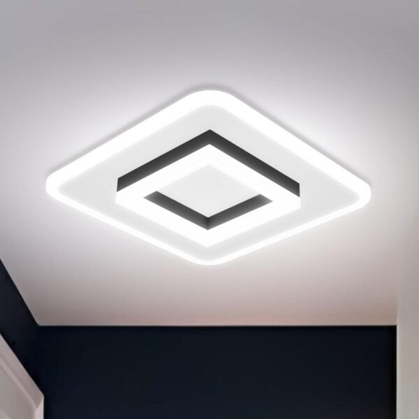 50W LED Ceiling Light – Square Surface Light with 3 Color Modes